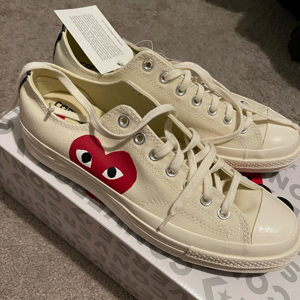 CONVERSE X COMME DES GARCONS BRAND NEW NEVER WORN, STILL IN THE BOX, negotiable